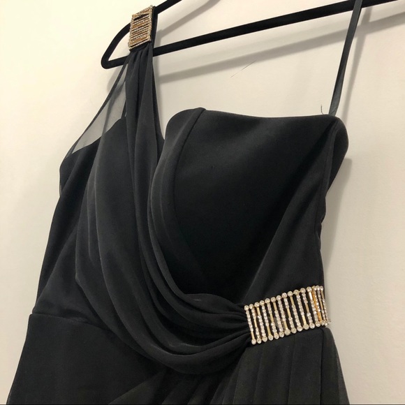 XSCAPE by Joanna Chen One shoulder Cocktail dress - Picture 4 of 6